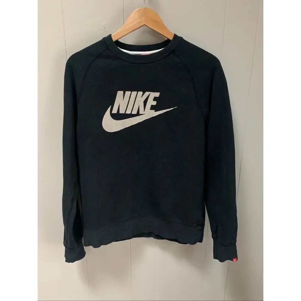 Nike Womens Black Sweatshirt Medium